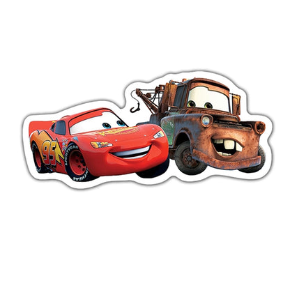 Disney Cars Flat Back Planar Resin - Lightning McQueen and Tow Mater