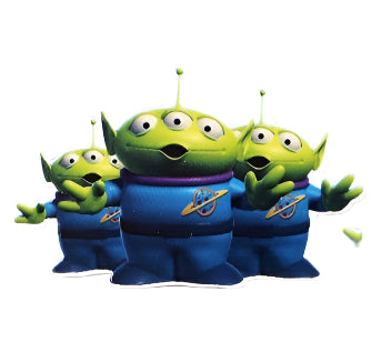 Toy Story Flat Back Planar Resin - Aliens