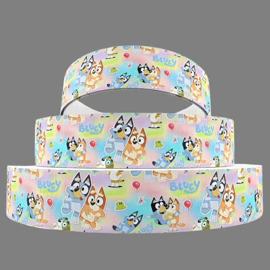 Bluey and Friends Grosgrain Ribbon