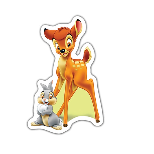 Disney Bambi Flat Back Planar Resin - Bambi and Thumper