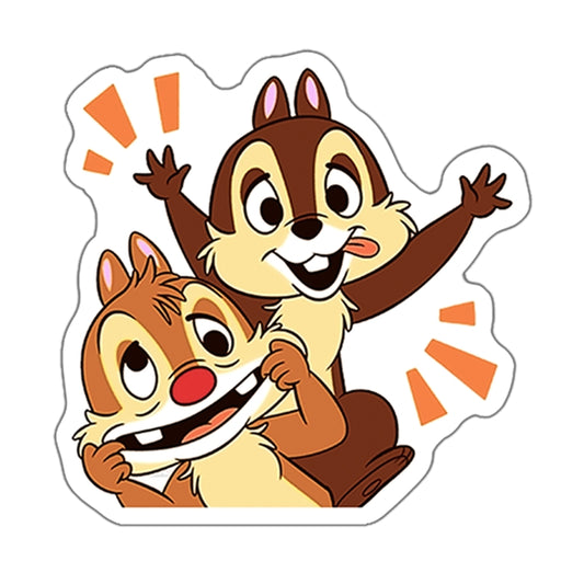 Disney Chip and Dale Flat Back Planar Resin - Funny Face