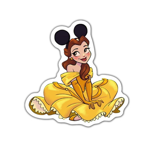 Disney Park Princess Flat Back Planar Resin - Belle