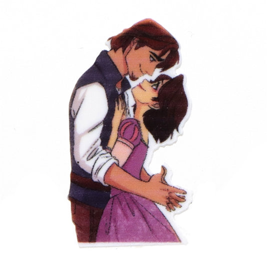 Tangled Flat Back Planar Resin - Flynn and Rapunzel