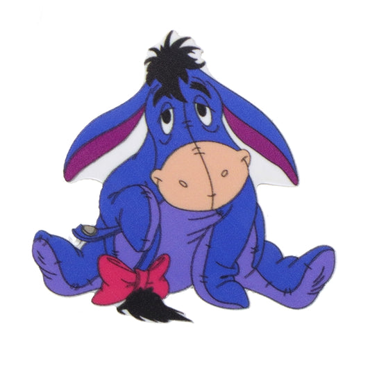 Winnie the Pooh Flat Back Planar Resin - Glittery Eeyore
