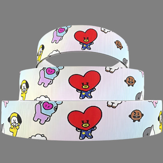 BTS BT21 Grosgrain Ribbon