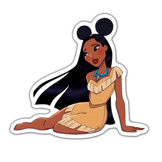 Disney Park Princess Flat Back Planar Resin - Pocahontas