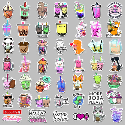 Boba Stickers