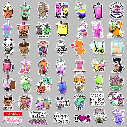 Boba Stickers