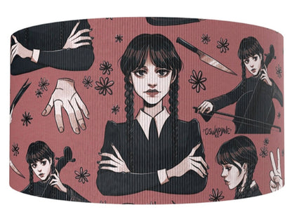 Wednesday Addams Grosgrain Ribbon