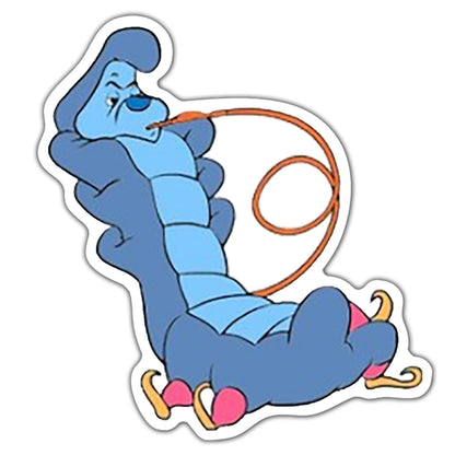 Alice In Wonderland Flat Back Planar Resin - Caterpillar