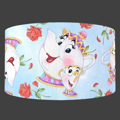 Disney Beauty and the Beast Grosgrain Ribbon Mrs. Potts