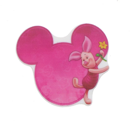 Disney Piglet Flat Back Planar Resin - Hidden Mickey