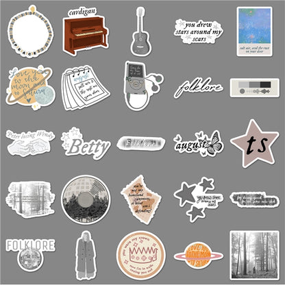 Taylor Swift Stickers - Folklore