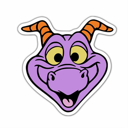 Disney Figment Flat Back Planar Resin