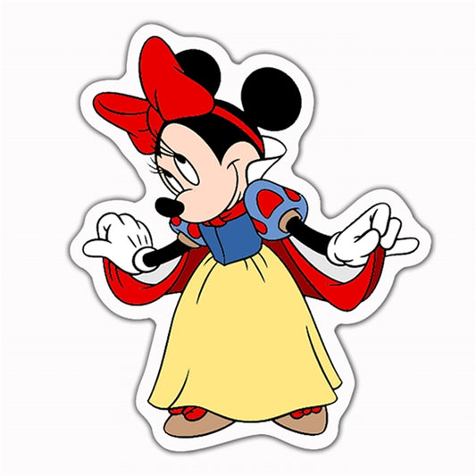 Disney Princess Minnie Flat Back Planar Resin - Snow White
