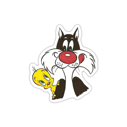 Looney Tunes Flat Back Planar Resins - Sylvester and Tweety Bird