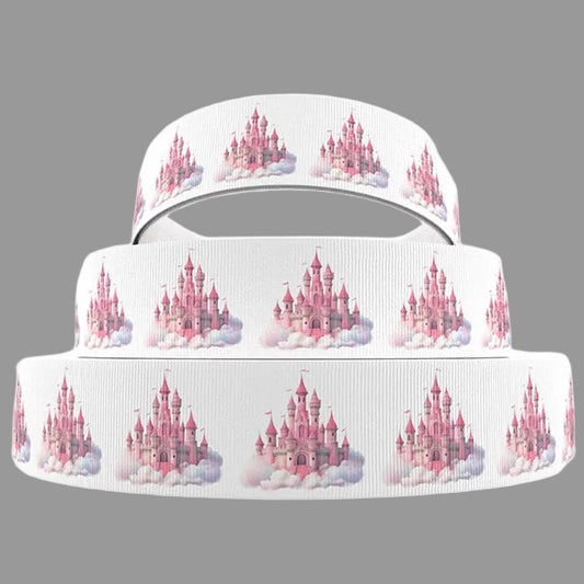 Disney Castle Grosgrain Ribbon