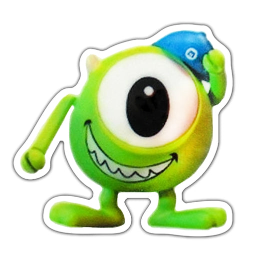 Disney Monster's Inc Flat Back Planar Resin - Mike Wazowski