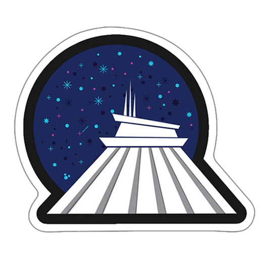 Disney Space Mountain Flat Back Planar Resin