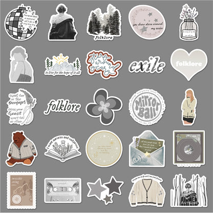 Taylor Swift Stickers - Folklore
