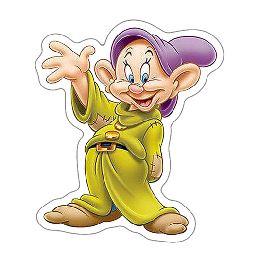 Disney Snow White and the Seven Dwarfs Flat Back Planar Resin - Dopey