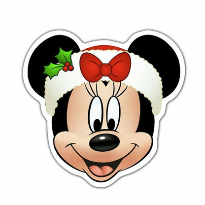 Disney Christmas Flat Back Planar Resin - Minnie Mouse