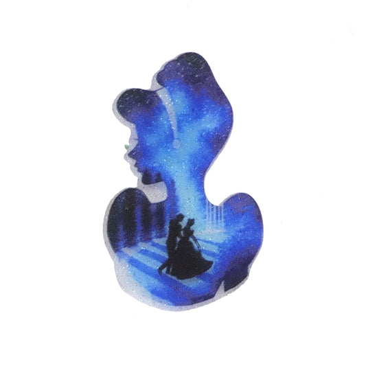 Disney Cinderella Flat Back Planar Resin - Glitter
