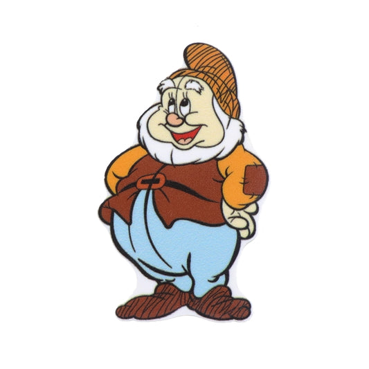 Disney Snow White and the Seven Dwarfs Flat Back Planar Resin - Happy