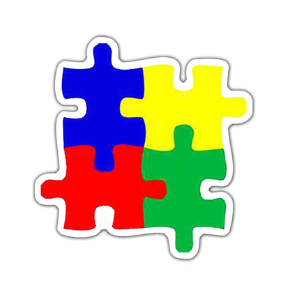 Autism Awareness Flat Back Planar Resin