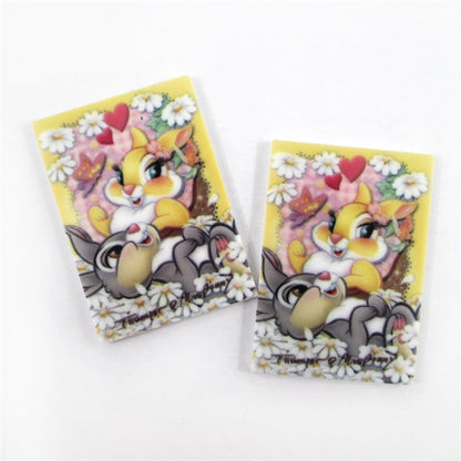 Disney Bambi Flat Back Planar Resin - Thumper and Miss Bunny