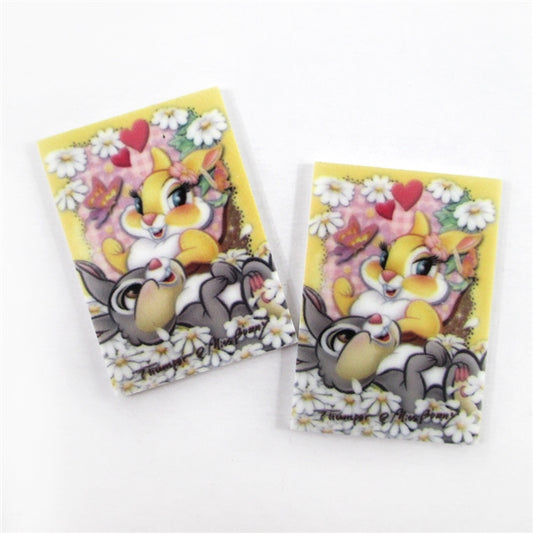 Disney Bambi Flat Back Planar Resin - Thumper and Miss Bunny