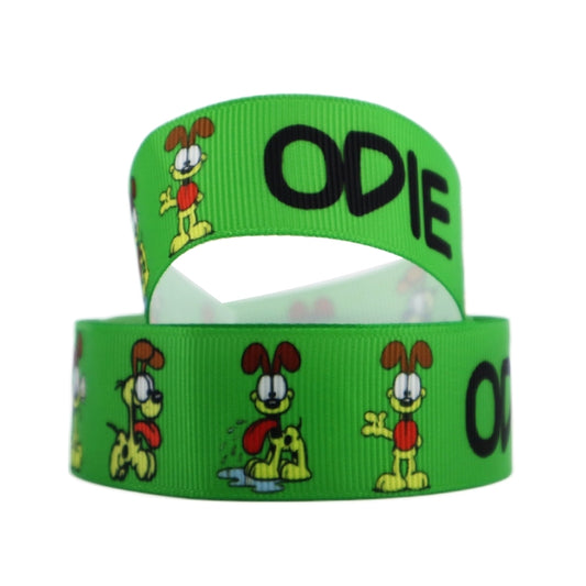 Garfield Grosgrain Ribbon - Odie