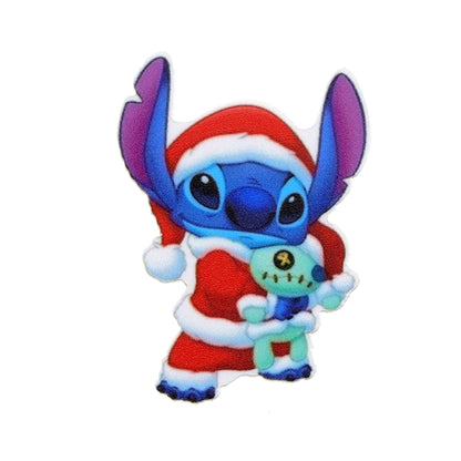 Disney Christmas Flat Back Planar Resin - Stitch