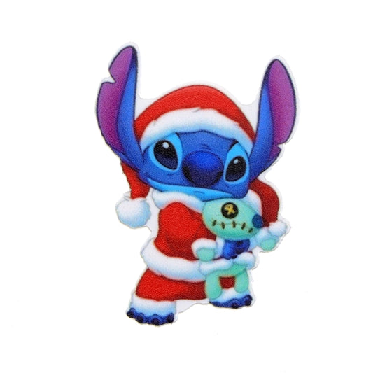 Disney Christmas Flat Back Planar Resin - Stitch
