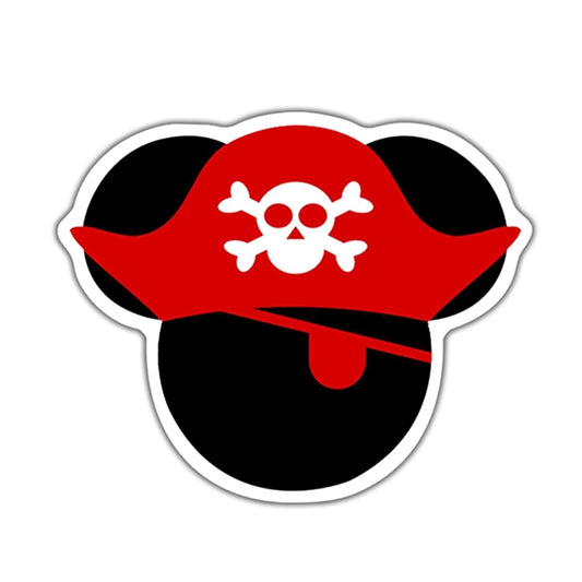 Disney Pirate Mickey Flat Back Planar Resin