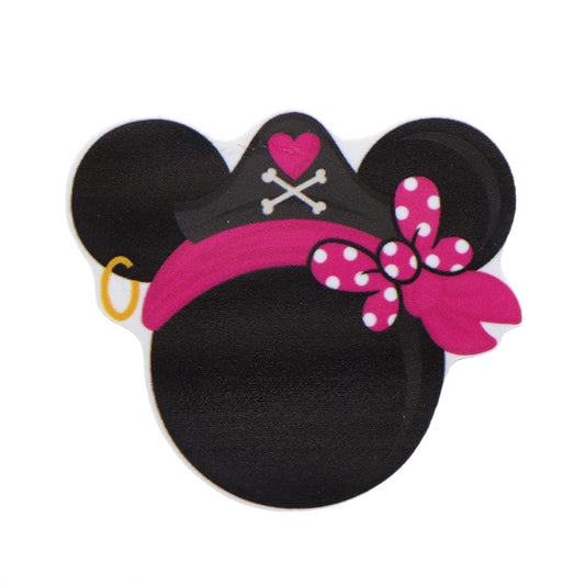 Disney Pirate Minnie Flat Back Planar Resin