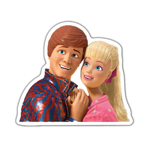 Toy Story Flat Back Planar Resin - Barbie and Ken