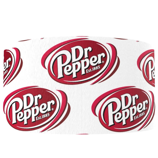 Dr Pepper Grosgrain Ribbon