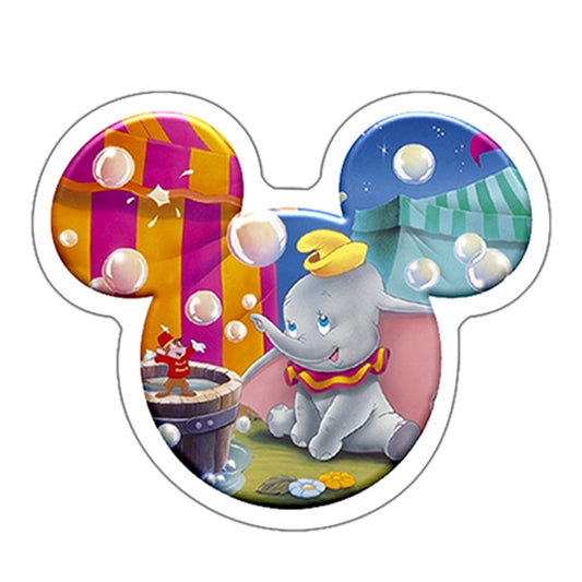 Disney Dumbo Flat Back Planar Resin - Hidden Mickey