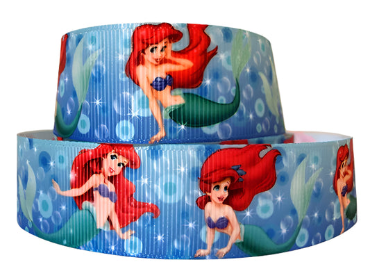 Disney Little Mermaid Grosgrain Ribbon