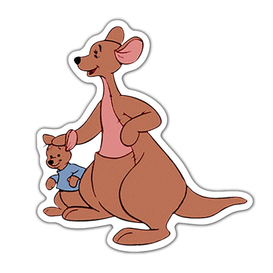 Winnie the Pooh Flat Back Planar Resin - Roo and Kanga