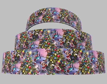 Disney Christmas Grosgrain Ribbon - Tree Decorating