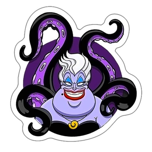 Disney Little Mermaid Flat Back Planar Resin - Ursula