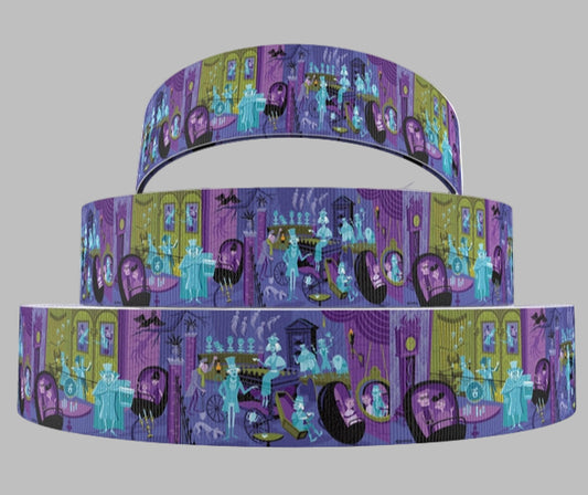 Disney Haunted Mansion Grosgrain Ribbon