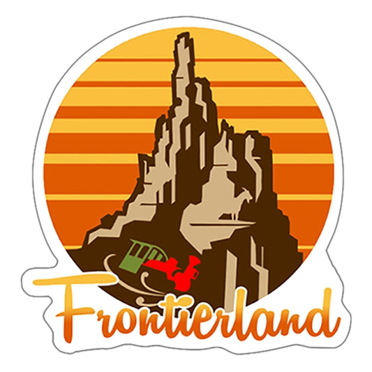 Disney Parks Flat Back Planar Resin - Frontierland