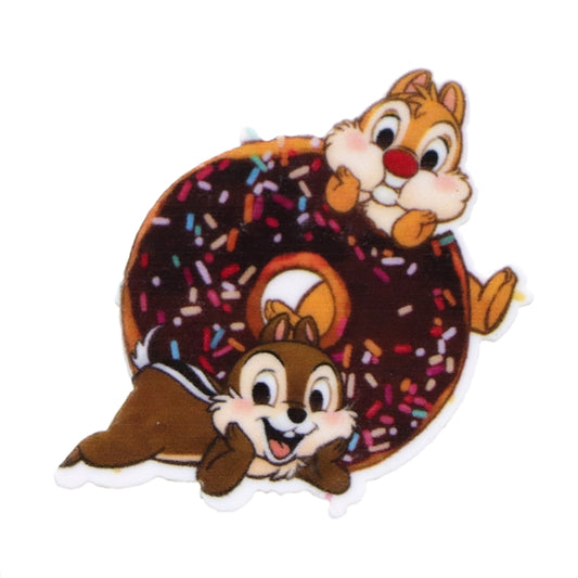 Disney Chip and Dale Flat Back Planar Resin - Donut