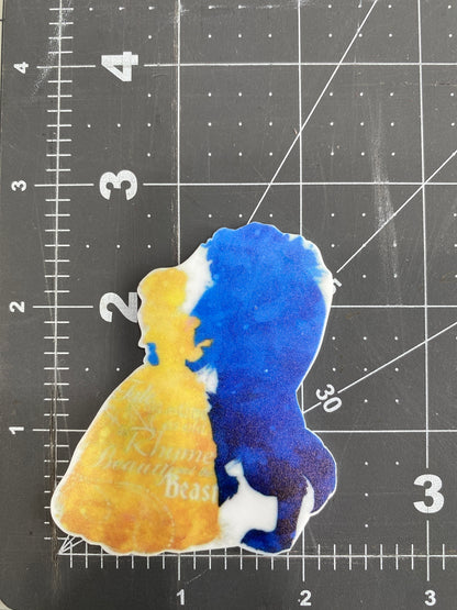 Disney Beauty and the Beast Flat Back Planar Resin