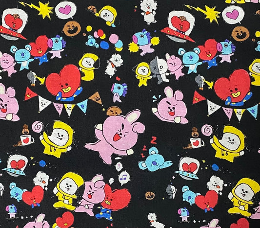 BTS Fabric - BT21 Inspired