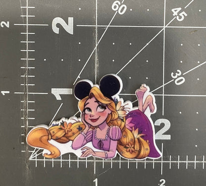 Disney Park Princess Flat Back Planar Resin - Rapunzel