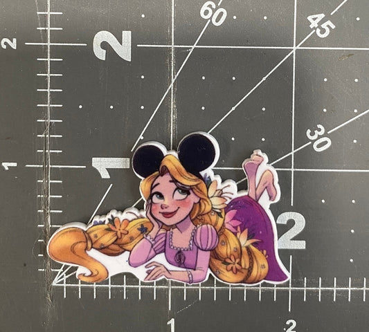 Disney Park Princess Flat Back Planar Resin - Rapunzel
